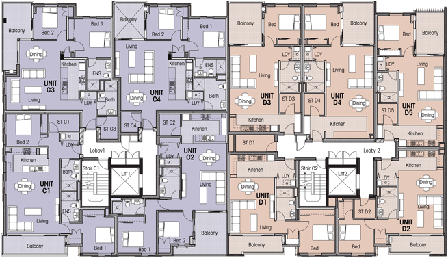 Opera & Sonata First Floor